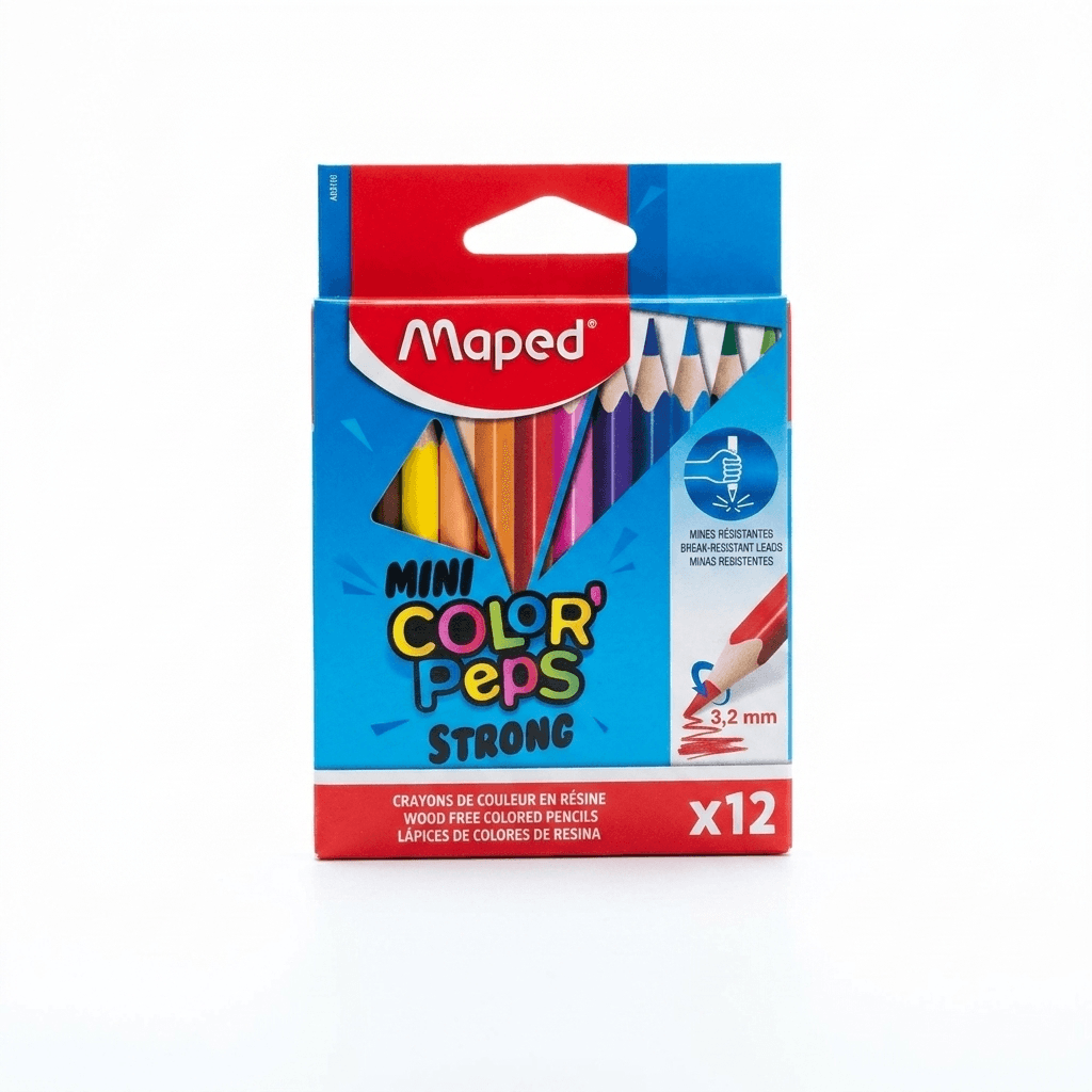 أقلام تلوين Maped Color Peps Mini — 12 لون
